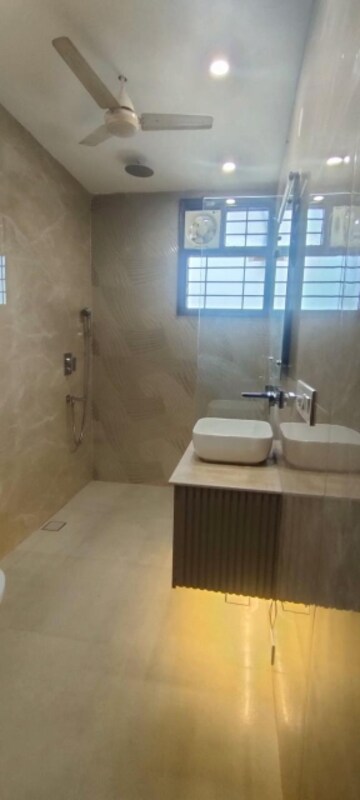 Bathroom in 3 BHK Apartment at Sector 18, Dwarka – for Rent