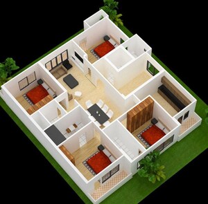 Balcony in 4 BHK Builder Floor at Sodala – for Sale