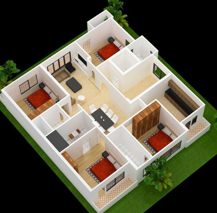 Balcony, sodala 4 Bedroom 2200 Sq.Ft. Builder Floor In Sodala Jaipur 8455414