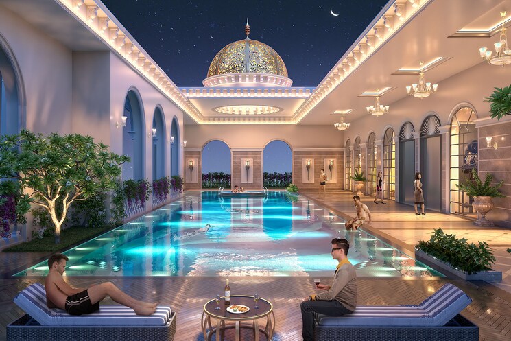 Swimming Pool, omaxe-kingston 4 Bedroom 2287 Sq.Ft. Apartment In Gomti Nagar Lucknow 8455483