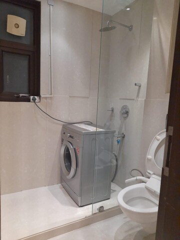 Bathroom in 3 BHK Builder Floor at Anand Niketan – for Rent