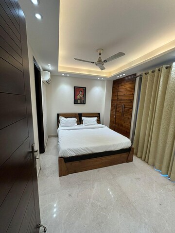 Bedroom in 3 BHK Builder Floor at Anand Niketan – for Rent