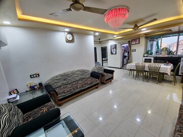 Living Room in 3 BHK Apartment at Gurukul – for Sale
