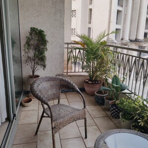 Balcony in 4 BHK Apartment at Hiranandani Marvela, Hiranandani Estate – for Sale