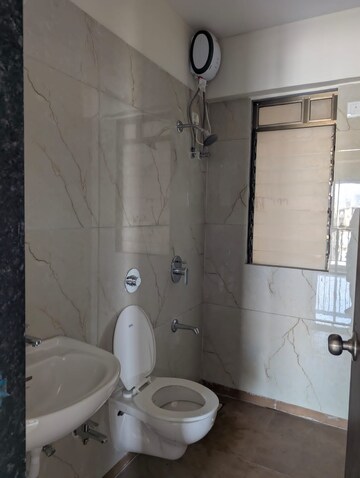 Bathroom in 3 BHK Apartment at Thane West – for Rent