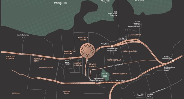 Other, arham-anantam 2 Bedroom 780 Sq.Ft. Apartment In Kothrud Pune 8455657