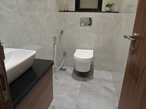 Bathroom in 1 BHK Apartment at Guru Kripa Residency, Chembur – for Sale