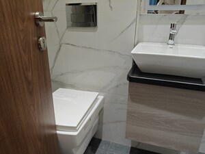 Bathroom in 1 BHK Apartment at Guru Kripa Residency, Chembur – for Sale