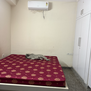 Bedroom in 1.5 BHK Builder Floor at Sector 63a – for Rent