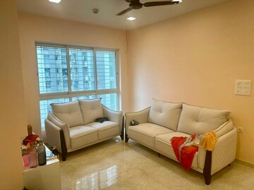 Living Room in 2 BHK Apartment at Lodha Amara, Kolshet Road – for Sale
