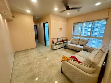 Living Room in 2 BHK Apartment at Lodha Amara, Kolshet Road – for Sale