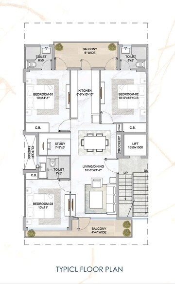 3.5 BHK Builder Floor – Exterior View View at Smart World Gems, Sector 89 - for Sale