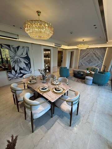 Building Lobby in 4 BHK Apartment at Maruti Midtown Heritage, Gandhar Nagar – for Sale