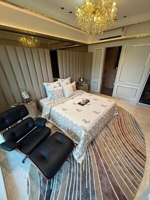 Building Lobby in 4 BHK Apartment at Maruti Midtown Heritage, Gandhar Nagar – for Sale