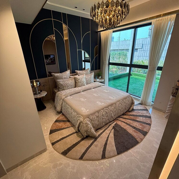 Master Bedroom, mohan-altezza 4 Bedroom 2700 Sq.Ft. Apartment In Wayle Nagar Thane 8455875