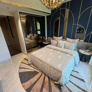 Master Bedroom in 4 BHK Apartment at Mohan Altezza, Wayle Nagar – for Sale