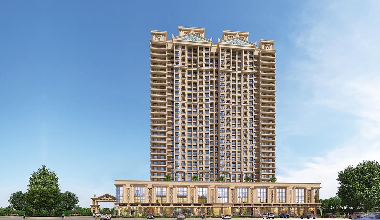 2 BHK 918 Sq.Ft. Apartment in Paradise Sai World Legend