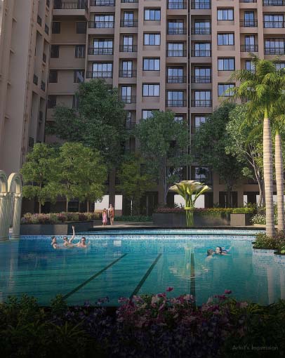 2 BHK Apartment For Sale in Paradise Sai World Legend