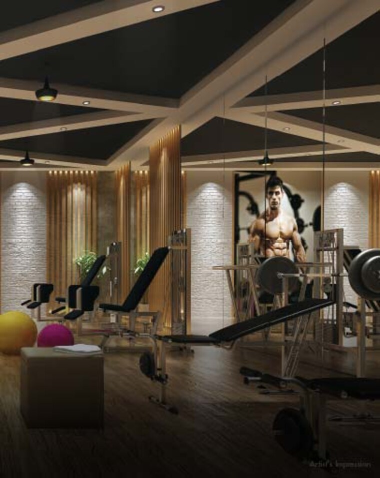Gym, paradise-sai-world-legend 3 Bedroom 1125 Sq.Ft. Apartment In Kalyan West Thane 8455975