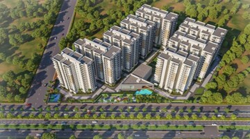 Staircase in 3 BHK Apartment at Hallmark Pinnacle, Kollur – for Sale