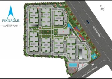 Staircase in 3 BHK Apartment at Hallmark Pinnacle, Kollur – for Sale