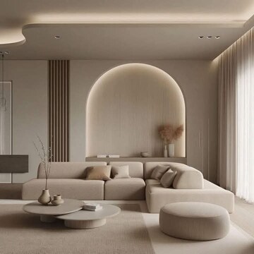 Living Room in 6+ BHK Apartment at Mahavir Enclave 1 – for Sale