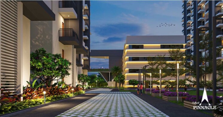 Living Room, hallmark-pinnacle 3 Bedroom 1700 Sq.Ft. Apartment In Kollur Hyderabad 8456100