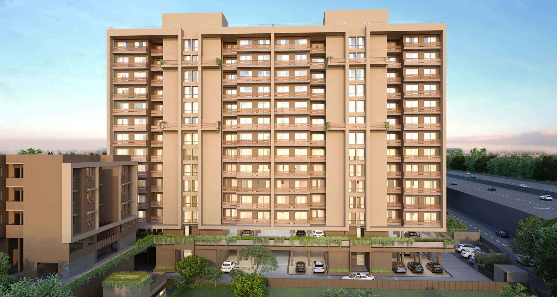 2 BHK 836 Sq.Ft. Apartment in Arvind Elan
