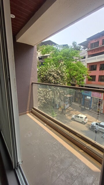 Balcony in 2 BHK Apartment at Aditya Thana CHS Sopan, Panch Pakhadi – for Rent