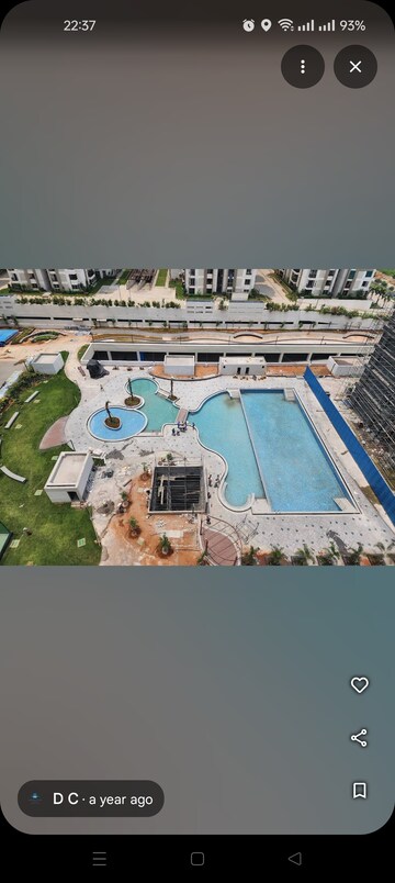 Staircase in 4 BHK Apartment at Aurobindo Kohinoor, Serilingampally – for Rent
