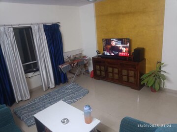 Living Room in 3.5 BHK Apartment at Fortaleza CHSL, Kalyani Nagar – for Rent