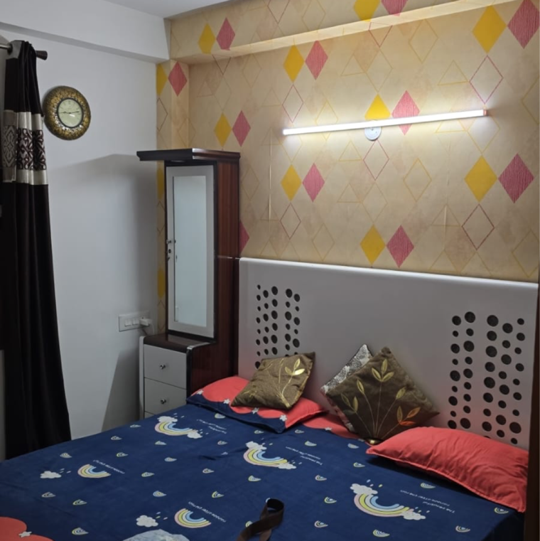 Bedroom, panchsheel enclave 2 Bedroom 1000 Sq.Ft. Builder Floor In Panchsheel Enclave Ghaziabad 8456279