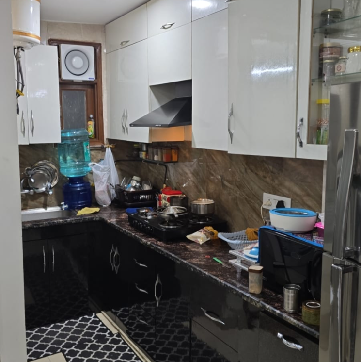 Kitchen, panchsheel enclave 2 Bedroom 1000 Sq.Ft. Builder Floor In Panchsheel Enclave Ghaziabad 8456279