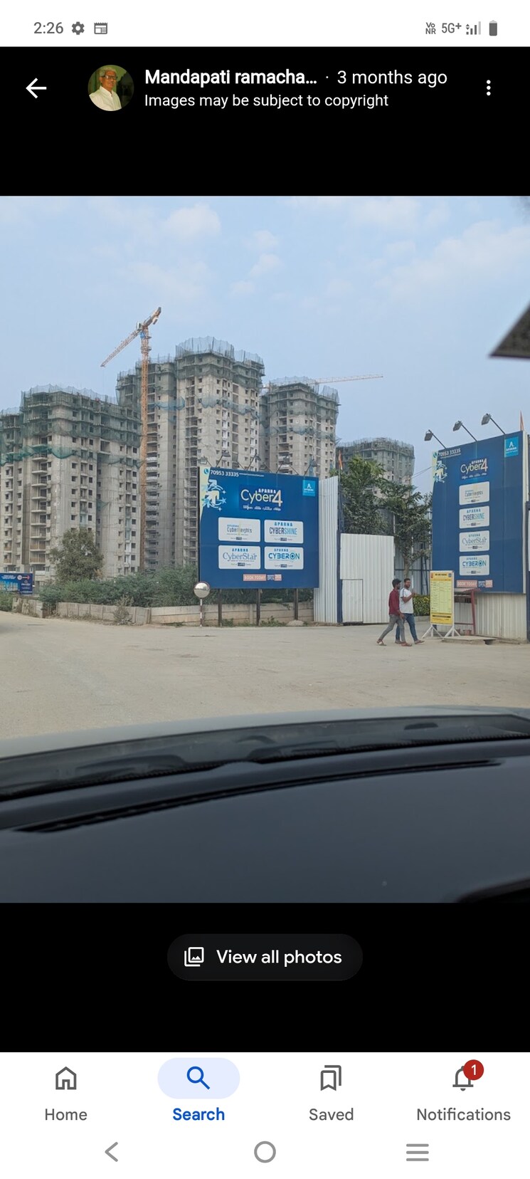 Living Room, aparna-cyber-star 3 Bedroom 1608 Sq.Ft. Apartment In Osman Nagar Hyderabad 8456432