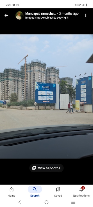 Living Room in 3 BHK Apartment at Aparna Cyber Shine, Osman Nagar – for Sale