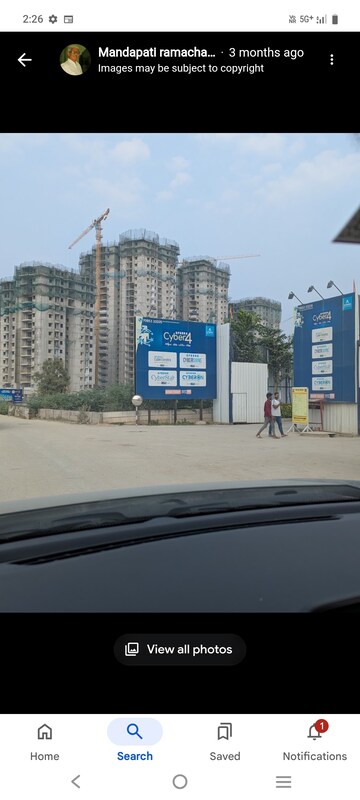 Living Room in 3 BHK Apartment at Aparna Cyber Shine, Osman Nagar – for Sale