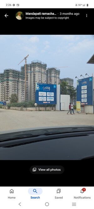 Living Room in 3 BHK Apartment at Aparna Cyber Star, Osman Nagar – for Sale