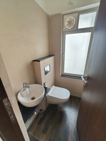 Bathroom in 1 BHK Apartment at Omkar Signet, Malad East – for Rent