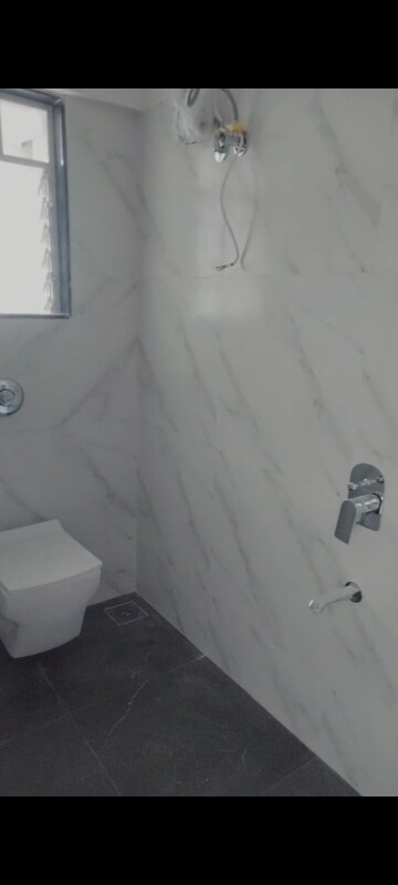 Bathroom in 2 BHK Apartment at Oxford Navrang Oasis, Goregaon West – for Rent