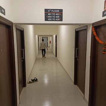 Building Lobby in 1 RK Apartment at Gera Shrishti, Wagholi – for Rent