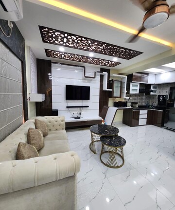 Building Lobby in 1 BHK Apartment at Siddha Xanadu Studio, Rajarhat – for Rent