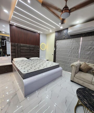 Master Bedroom in 1 BHK Apartment at Siddha Xanadu Studio, Rajarhat – for Rent