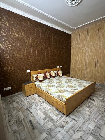 Bedroom in 3 BHK Builder Floor at Peer Mucchalla – for Rent