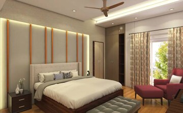 Bedroom in 3 BHK Apartment at Prateek Edifice, Sector 107 – for Rent