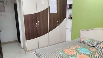 Master Bedroom in 1 BHK Apartment at Raunak Bliss Phase A3, Ghodbunder Road – for Rent