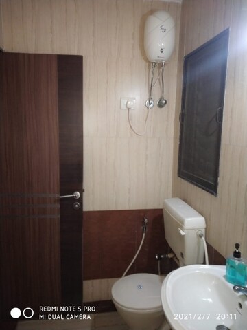 Bathroom in 1 BHK Apartment at Raunak Bliss Phase A3, Ghodbunder Road – for Rent