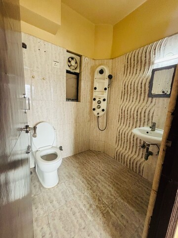 Bathroom in 3 BHK Apartment at Loharuka Green Heights, Rajarhat New Town – for Rent