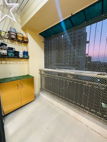 Balcony in 3 BHK Apartment at Loharuka Green Heights, Rajarhat New Town – for Rent