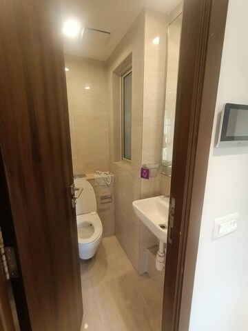 Bathroom in 1 BHK Apartment at Hiranandani Regent Hill, Powai – for Rent