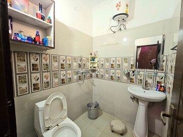 Building Lobby in 3 BHK Builder Floor at Shri Devaji Residency, Dhakoli Village – for Sale